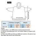 thumbnail image 2 of Oversized Hoodie Sweatshirt Wearable Blanket, Super Soft Warm Comfortable Blanket for Women Men Best Gift with big Pocke Warm clothing, 2 of 11