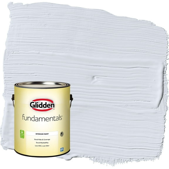 Glidden Fundamentals Irradiant Iris / Purple Eggshell Interior Paint, 1 Gallon