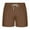 #Brown, variant on Xixinqiwan George Shorts for Men Plus Size,Men's Cotton Linen Shorts Summer Beach Shorts for Men Elastic Waist Drawstring Shorts with Pockets