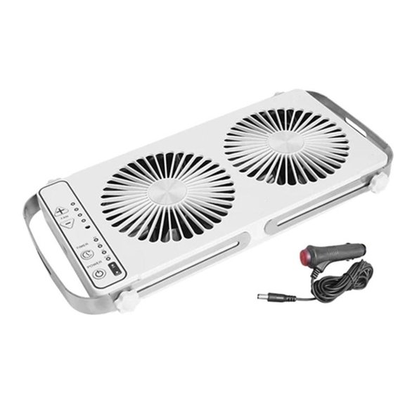 Rv Roof Window Fan Ventilation Cooling Fan Versatile Portable Double Row Fan