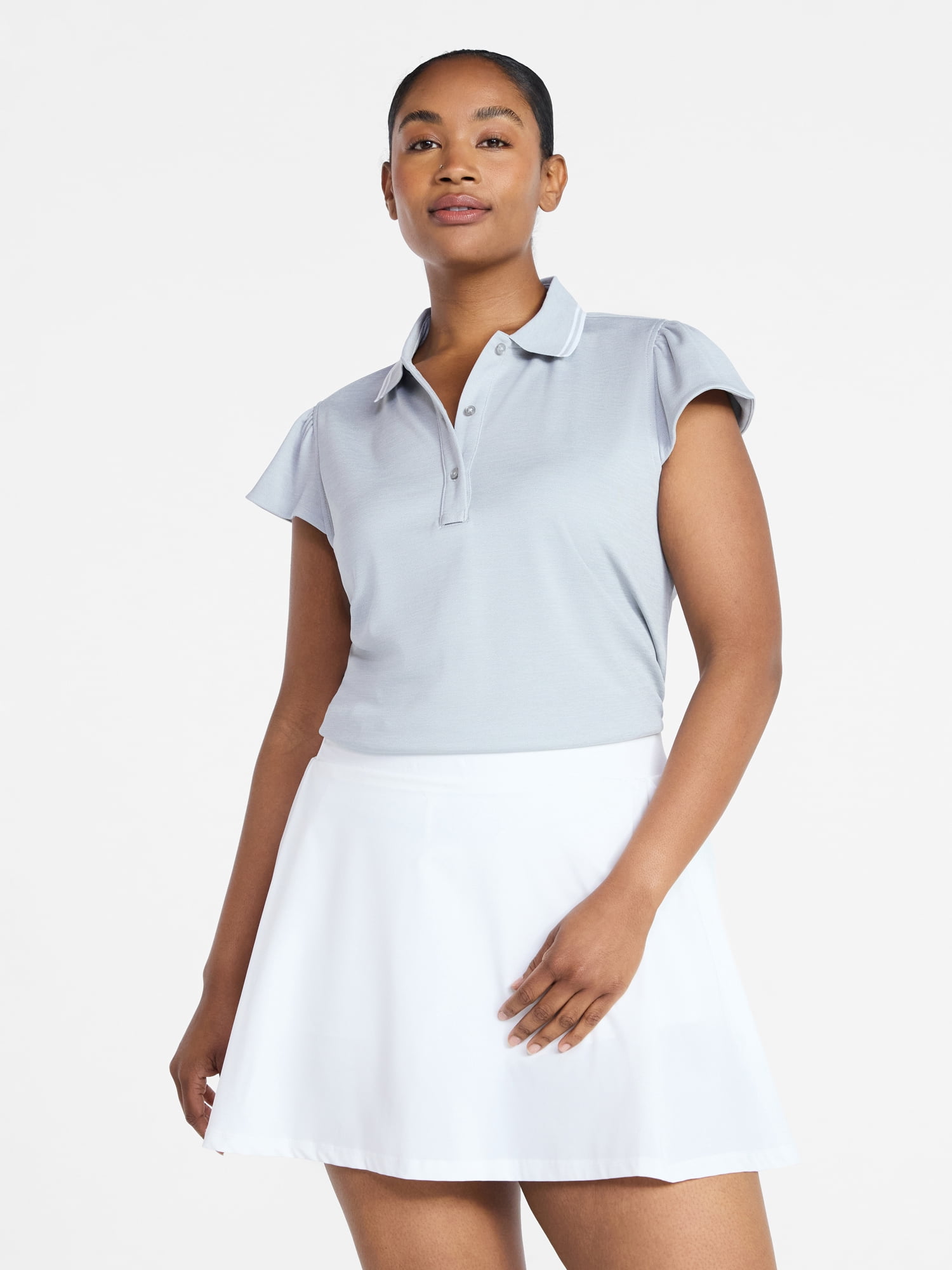 Avia Women's Golf Polo with Short Sleeves, Sizes XS-XXXL