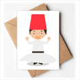 thumbnail image 1 of White Whirling Dervishe Cartoon Greeting Cards You are Invited Invitations, 1 of 3