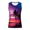 thumbnail image 3 of IROINNID Round Neckline Tank Tops For Men Sleeveless Sports Tank Tops Vest Pullover Graphic Print Tops, 3 of 6