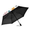 thumbnail image 2 of FORMRS Travel Umbrella Folding Auto Open Close Windproof Rain UV Protection, Cute Easter Eggs, 2 of 8