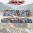 thumbnail image 3 of Uorisanigo Mule Seat Covers Anti-Slip Blue Hunting Forest UTV Bench Seat Cover Set Compatible with Kawasaki Mule 4010 2009-2023 2025, Full Protection Scratch Resistance UTV Accessories, 3 of 7