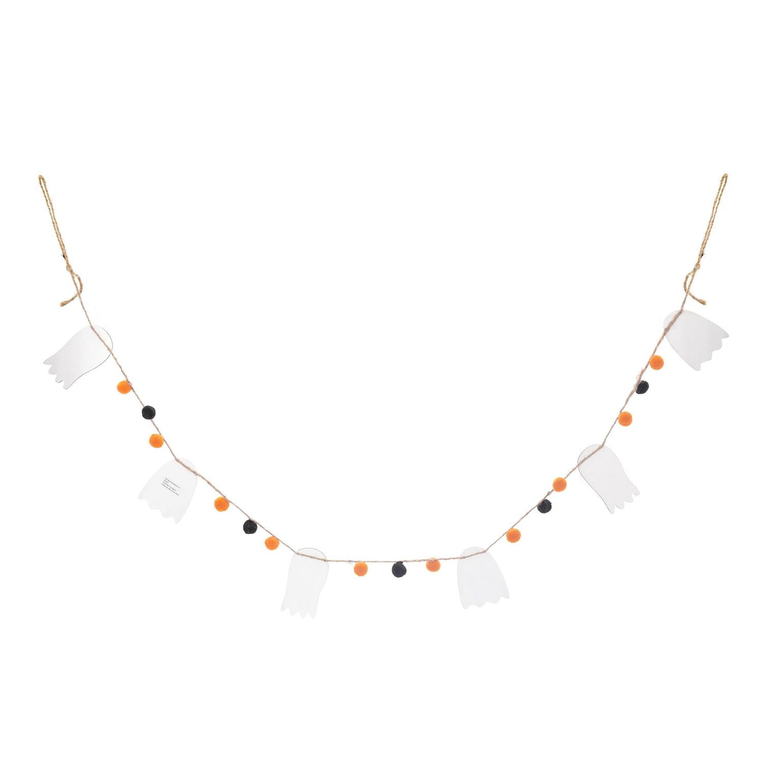 Way To Celebrate Halloween Wood Ghost Garland