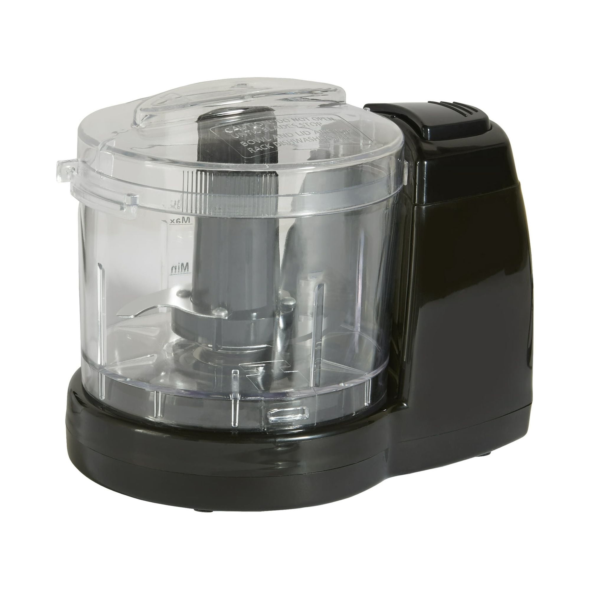 Mainstays 1.5 Cup, One-Touch Pulse, Mini Food Chopper, Material Black Plastic, Model 201782