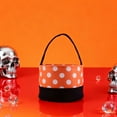 thumbnail image 6 of HUISZJ Halloween Bag Candy Bulk, Reusable Goody Fabric Candy Bucket with Handle, Halloween Trick or Treat Bags for Party Home Supplies (I), 6 of 8