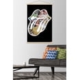 thumbnail image 2 of Rolling Stones - Logo Wall Poster with Wooden Magnetic Frame, 22.375" x 34", 2 of 3