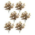 thumbnail image 3 of Melrose Artificial Variegated Foliage Plant Sprays - 12.5" - Yellow and Red - Set of 6, 3 of 3