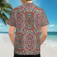 thumbnail image 6 of High Quality Hawaiian Shirts for Men Short Sleeve Aloha Beach Shirt Floral Summer Casual Button Down Shirts Blouses, 6 of 7