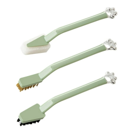

DagobertNiko 3Pc Set Gas Stove Cleaning Brush Wire Strong Decontamination Stove Gas Stove Kitchen Sink Household Multi-Function Brush Pot Artifact