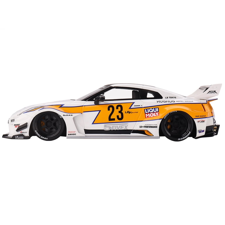 Nissan LB-Silhouette WORKS GT 35GT-RR Ver.1 RHD #23 White w/Yellow