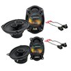 Harmony Audio Compatible with 2004-2008 Acura TL Rear Deck HA-R69 Replacement 6x9 Replacement 450W Speakers