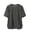 Grey, variant on Huangxinggg Men's Summer Breathable Short Sleeve T Shirt With Hidden Pockets Casual Loose Fit Round Neck Tee For Big Sizes Mens Big And Tall Shirts