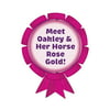 Just Play Winner's Stable Articulated Small Doll and Horse 11-Piece Set, Oakley and Rose Gold, Kids Toys for Ages 3 up