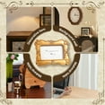 thumbnail image 6 of DESIGNICE Vintage Picture Frames,Soft Lines Wall Frames,Exquisite Pattern Gold Picture Frames,5.91"X3.94",Gold, 6 of 7
