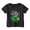 Black, variant on Easter Saint Patrick's Day Cute Round Neck Short Sleeve Tee for Girls Summer Casual T-Shirt Size:10-11 Years