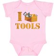 thumbnail image 3 of Inktastic I Love Tools Boys or Girls Baby Bodysuit, 3 of 5