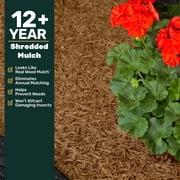 GroundSmart Cypress Shredded Rubber Mulch, 37.5 Cu Ft