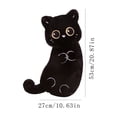 thumbnail image 3 of 20.9in Cute Cat Plush Pillow, Long Sleeping Body Bolster, Stuffed Animal Cushion for Home Decor, Soft Hugging Toy for Birthday Gifts, Long Kitten Doll, 3 of 5