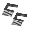 thumbnail image 1 of Oleegame 2PC Potato Fry Cutter Crinkle Potato Stainless French Wavy Chopper Maker Fry Kitchen，Dining Bar Black, 1 of 6