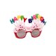 thumbnail image 1 of Jumpingount Gafas de fiesta temáticas de cumpleaños, gafas para pastel, decoración de ropa, regalo, fotografía, gafas de sol portátiles, accesorio Cadenas y cordones para anteojos Rojo Jumpingount AP012698-02, 1 of 6