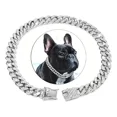 thumbnail image 1 of . Collar Sparkldog Con Cadena Cubana Para Perros De 13 Mm, 1 of 7