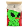 thumbnail image 3 of Veggie Visi The Vegetable Visitor Microfiber Duvet Cover, 3 of 5