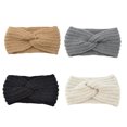 thumbnail image 1 of 4PCS Tejer Cruz anudada Banda para el cabello de borde ancho Sombrero de protección auditiva femenina, 1 of 6