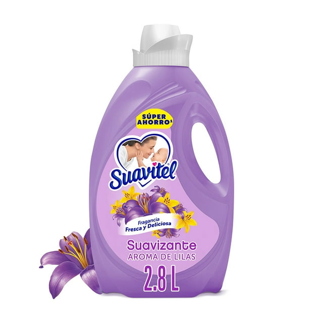 Suavizante de Telas Suavitel Cuidado Diario Aroma de Lilas 2.8 L