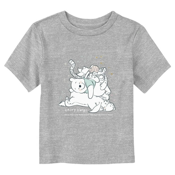 Toddler's Winnie the Pooh Beary Sleepy Friends  Graphic Tee Athletic Heather 5T