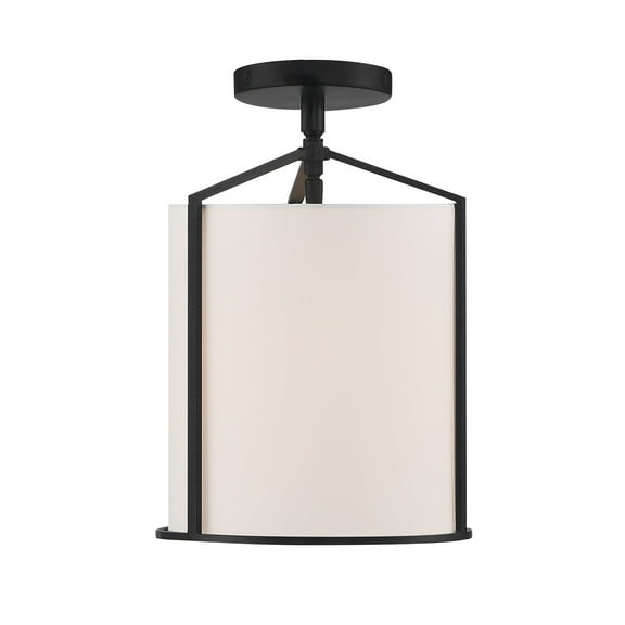 Crystorama Lighting - Carlyn - 1 Light Flush Mount In Modern And Contemporary