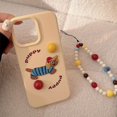 thumbnail image 2 of Glutinous Rice Shell, Milk Yellow Embroidered Dog + Bracelet Mobile Phone Case for Apple Iphone 12/13/14/15/16 Pro Max, 2 of 5