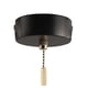 thumbnail image 1 of Sturdy Iron Pull Cord Light Switches Portable Accessory for Bathroom Ceiling Enhancements and Convenient Daily Use silver, 1 of 5