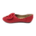 thumbnail image 2 of Victoria K Women's Diamond Cut Out With Embossed Bow Ballerina Flats, 2 of 5