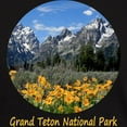 thumbnail image 3 of CafePress - Grand Teton Mountains With Yellow Spr Dark T Shirt - Men's Classic Graphic Cotton T-Shirt, 3 of 4