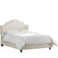 thumbnail image 1 of Skyline Furniture 831NB-BRLNNTLC Tête de Lit à Bouton Cranté&44; Talc de Lin, 1 of 1