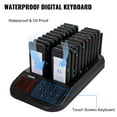 thumbnail image 3 of VEVOR F103 Wireless Calling System 20 Pagers Touch Keyboard Restaurant Use, 3 of 9