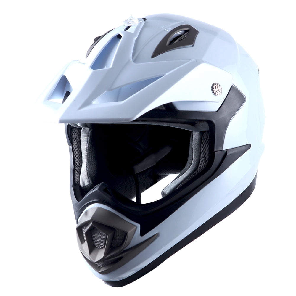 1STORM MOTORCYCLE BIKE FULL FACE HELMET HGXP14B BOOSTER GLOSSY WHITE