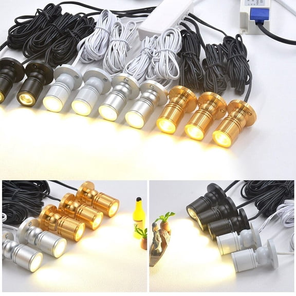 1 W mini surface mounted spotlight LED jewelry showcase cabinet display light