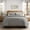 Fog Gray-Full/Queen (92" X 96"), variant on Ton Gauze Full Queen Bedspread Ultra Soft Prewashed Pick Matelasse Coverlet Lightweight Textured Oversized Quilt Bedding Set For All Season With 2 Shams White