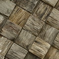 thumbnail image 4 of Ekena Millwork 11 7/8"W x 11 7/8"H x 1/2"P Reclaimed Boat Wood Mosaic Wall Tile, Natural Finish, 4 of 10