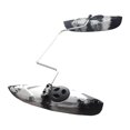 thumbnail image 1 of Accesorios de canoa estabilizador de kayak Instalación fácil con varilla de brazos de compinche kit de estabilizador de kayak para agua de bote remar negro, 1 of 8
