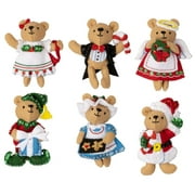 Bucilla Teddy Bear Traditions Felt & Sequin Kit