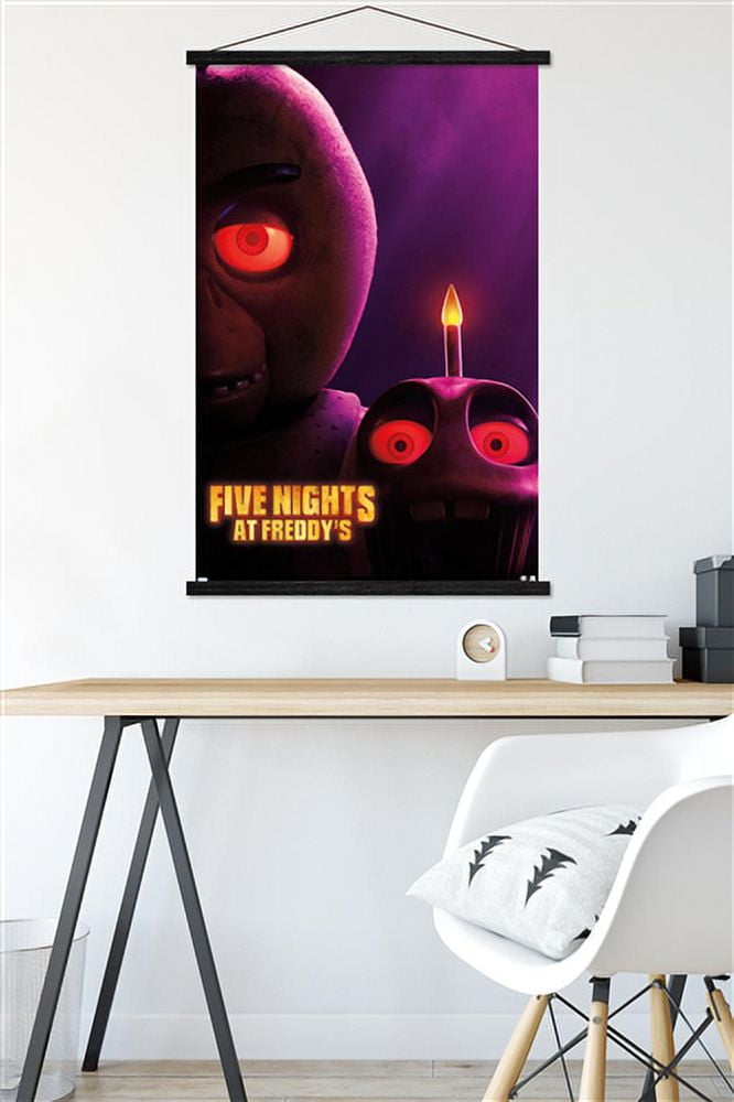 Five Nights At Freddy's 1 Film Metal Japan Anime Ideal for Pub Barn Bar  Office Man Cave Home Bedroom Dining Room Kitchen Gift - Tin Plates Metal  Poster Gift 200mm x 300mm 