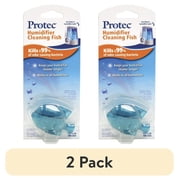(2 pack) Protec Mist Humidifier Tank Cleaning Fish, 200-600 sq ft, Color May Vary, PC1F