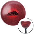 thumbnail image 1 of Black Hot Rod Sled Red Retro Metal Flake Shift Knob with M16 x 1.5 Insert Shifter Brody, 1 of 1