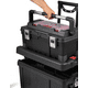 thumbnail image 2 of Carro de Herramientas Vertical Keter Con Caja De Herramientas Adicional Hawk, Con Ruedas, Impermeable y Resistente, Color Negro, 2 of 7