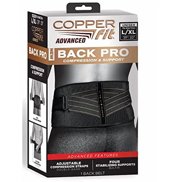 Soporte de espalda Copper Fit, talla 39-50 pulgadas